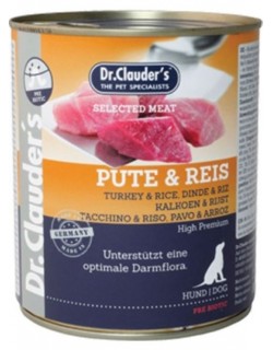 Dr. Clauder's Selected Meat Turkey & Rice 400gr