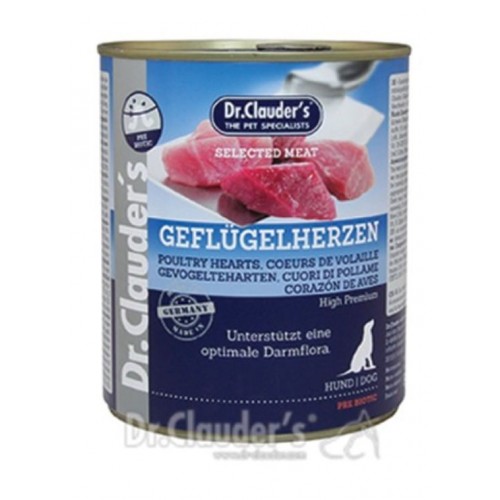 Dr. Clauder's Selected Meat Poultry Hearts 400gr