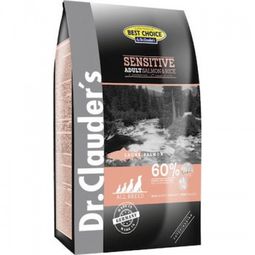 Dr. Clauder's Adult Salmon & Rice (Σολωμός & Ρύζι) Sensitive 12,5 Kg